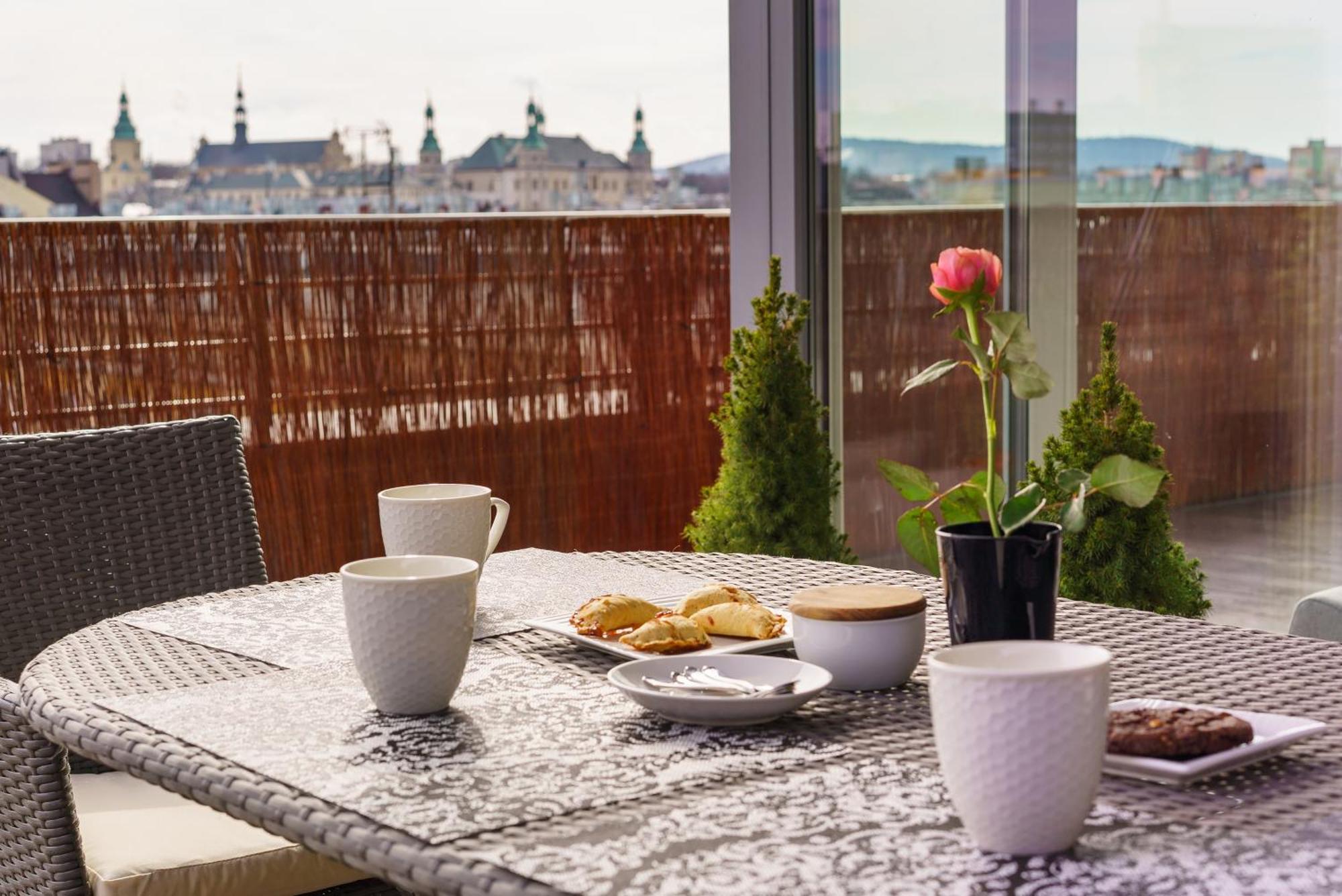 Apartament Z Tarasem Kielce Exteriér fotografie